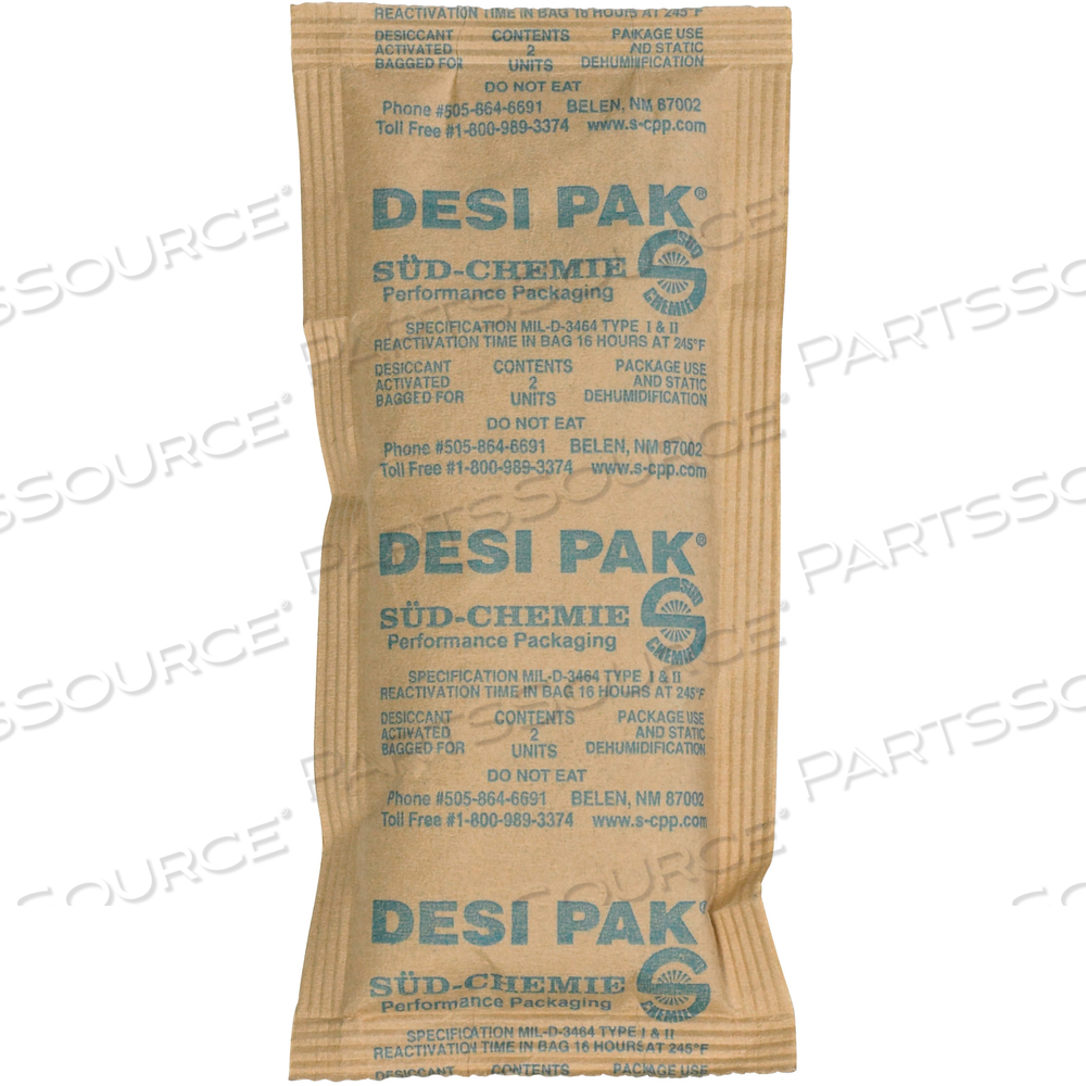 CLAY DESICCANTS, 5 GALLON PAIL, 3" X 6" X 3/8", KRAFT, 150/CASE by BOX Partners (Box Acquisitions, LLC)