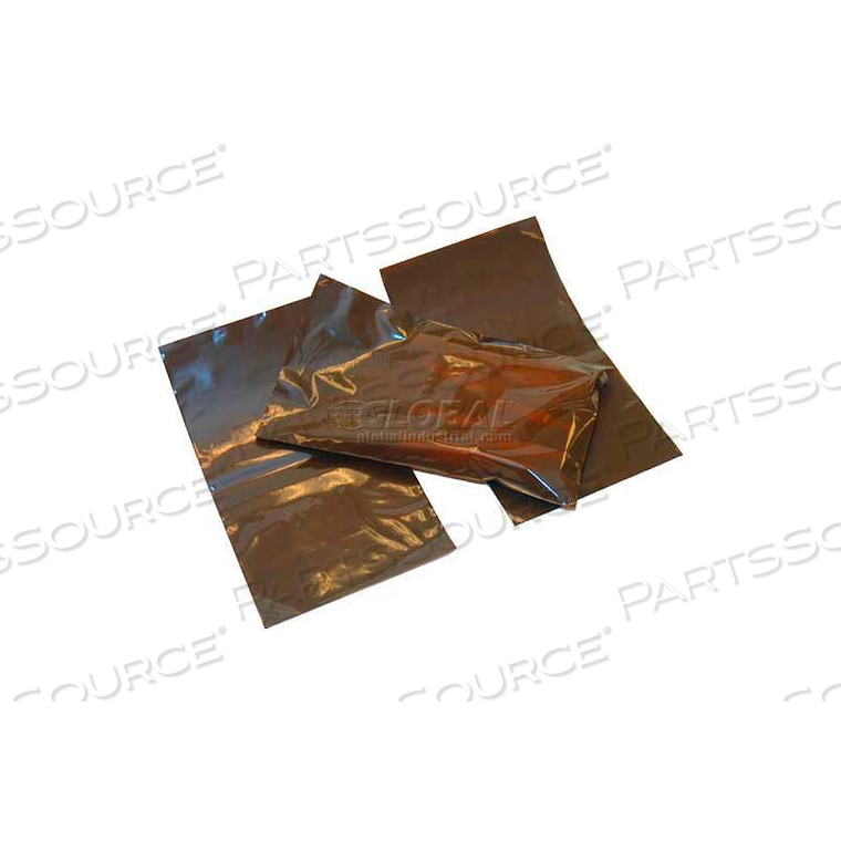 OPEN-ENDED AMBER BAG, 2 MIL, 8" X 14", PKG QTY 1000 by Elkay Plastics