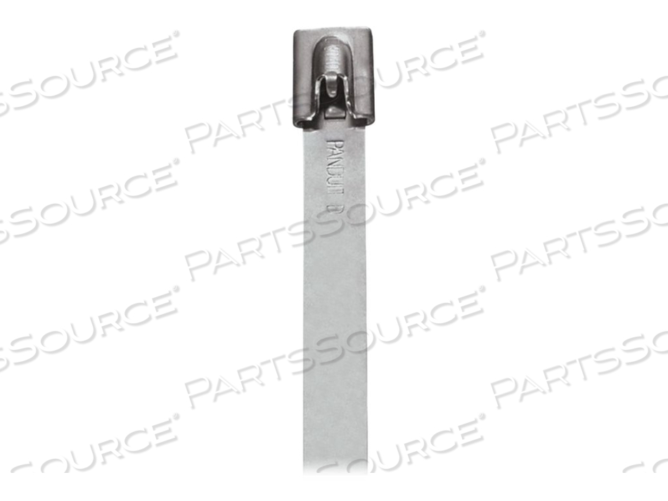 STRONGHOLD, CABLE LOCKING TIE, HEAVY DUTY, INDOOR, OUTDOOR, 1.7 FT, METALLIC (PACK OF 50) by Panduit