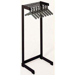 36"W FLOOR RACK WITH 12 HANGERS - BLACK by Magnuson Group