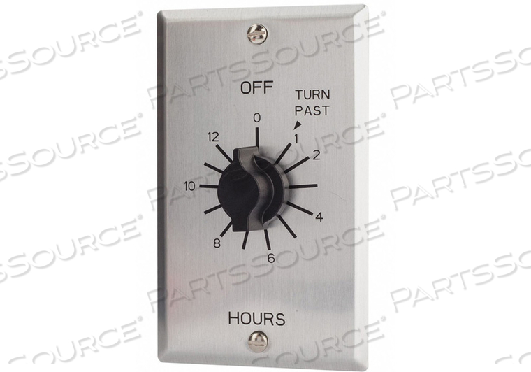 SPRING-WOUND TIMER RANGE 0 TO 12 HR. by Tork SPRING-WOUND TIMER RANGE 0 TO 12 HR. by Tork