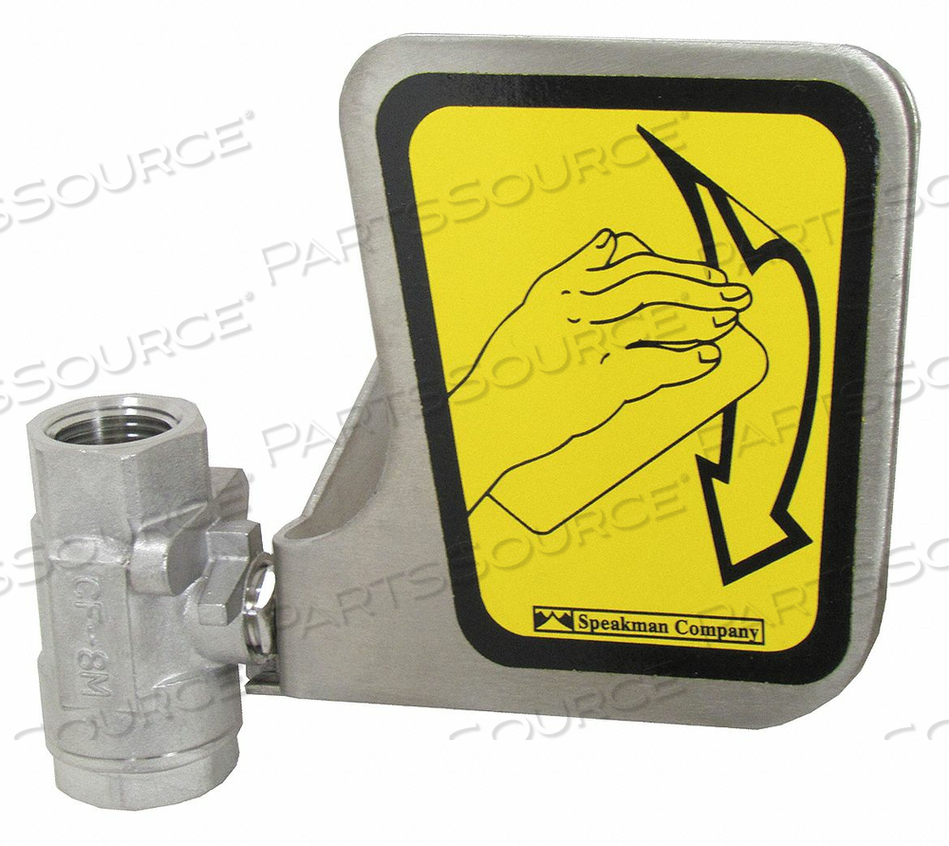 EYEWASH REPLACEMENT VALVE WITH HANDLE by Speakman