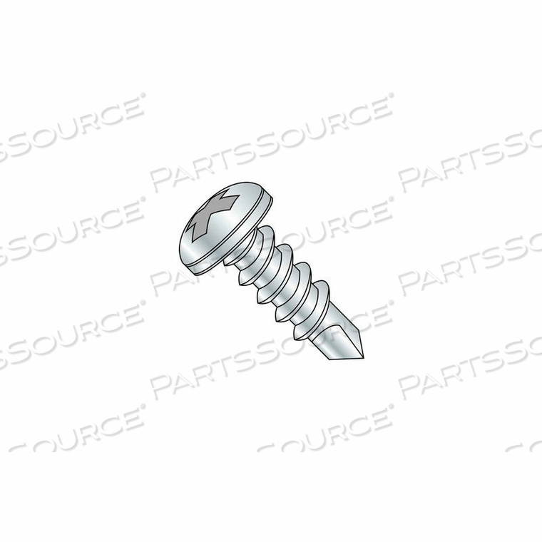 1/4-14 X 2-1/2" SELF-DRILLING SCREW - PHILLIPS PAN HEAD - 410 STAINLESS STEEL - FT - 100 PK by Brighton Best 1/4-14 X 2-1/2" SELF-DRILLING SCREW - PHILLIPS PAN HEAD - 410 STAINLESS STEEL - FT - 100 PK by Brighton Best