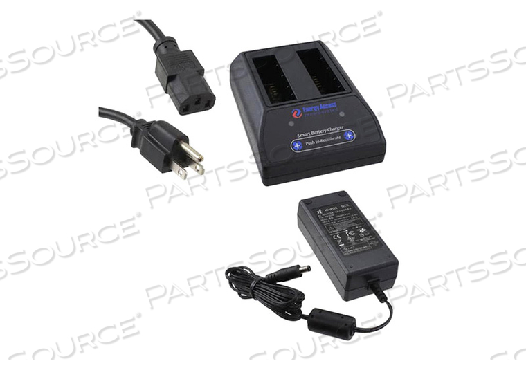 6.89 L X 4.89 W X 2.30IN H 10.8V 2 CELLS LITHIUM-ION BATTERY CHARGER FOR DESKTOP by Fedco Batteries