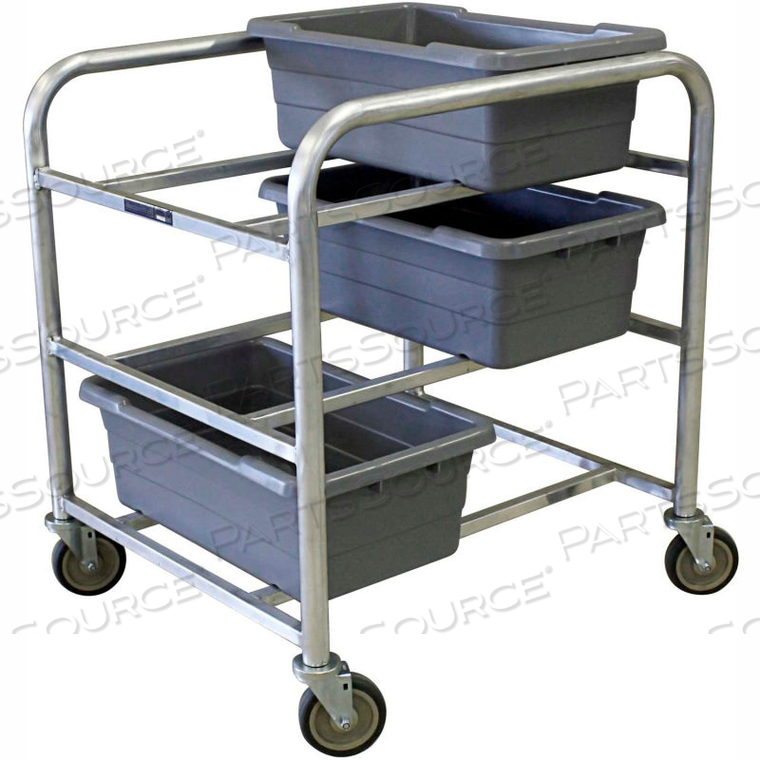 PVI ALUMINUM LUG CART - 6 LUG CAP. ALL-WELDED 32-3/4"L X 28-1/2"W X 36-3/4"H, GRAY 