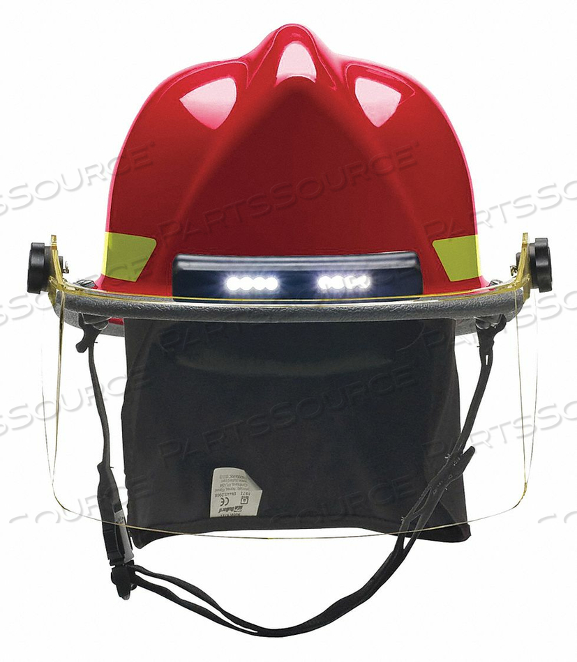 FIRE HELMET TRAKLITE(R) LIGHT SYSTEM RED by Bullard FIRE HELMET TRAKLITE(R) LIGHT SYSTEM RED by Bullard