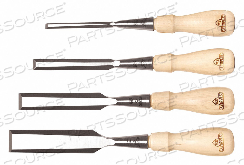 SOCKET CHISEL SET 1/4 1/2 3/4 1 X 9 IN. by Stanley