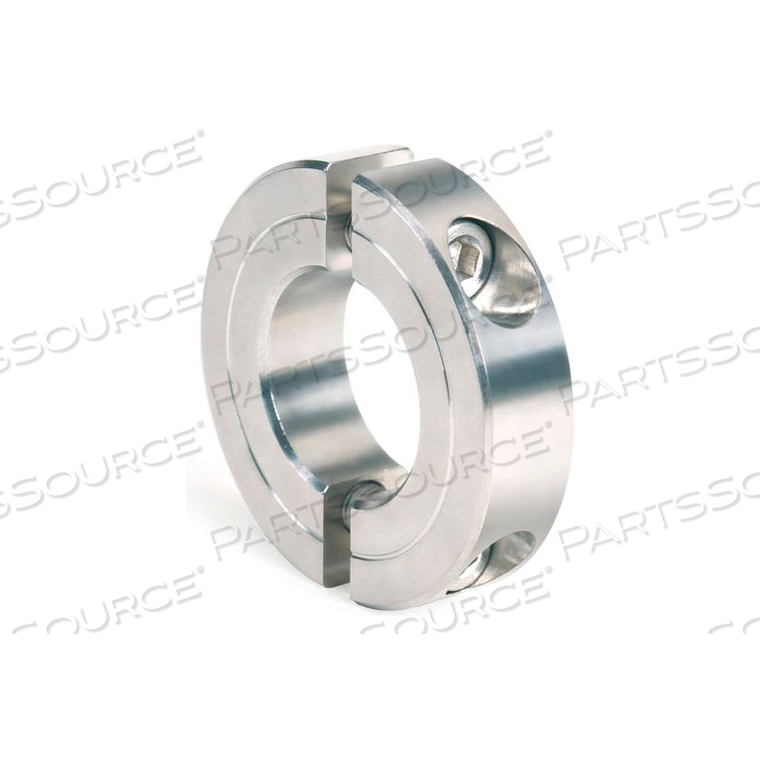 TWO-PIECE CLAMPING COLLAR RECESSED SCREW, 2-11/16", STAINLESS STEEL by Climax Metal Products
