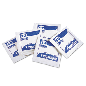 MOIST TOWELETTES, INDIVIDUALLY WRAPPED, 4 X 6, LEMON SCENT, 1,000/CARTON by Royal Paper