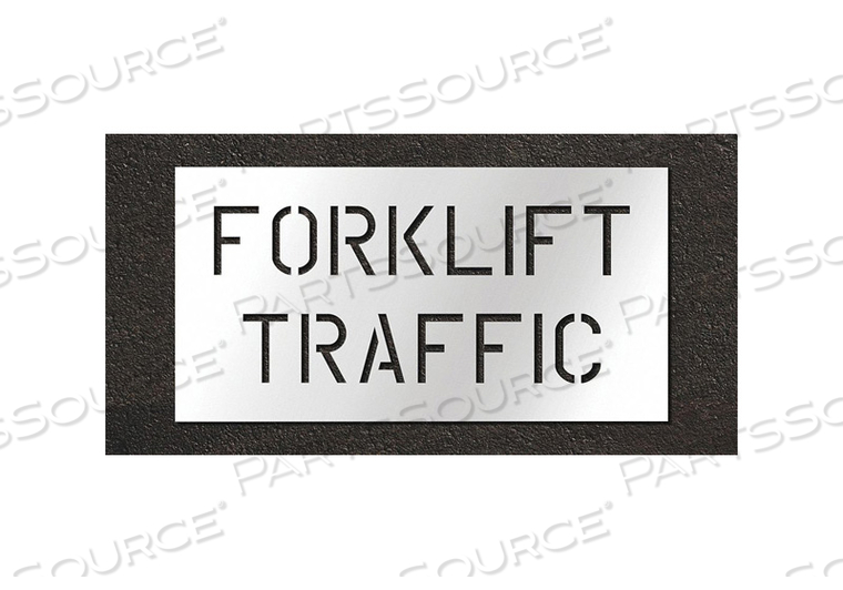 PAVEMENT STENCIL FORKLIFT TRAFFIC by RAE Products & Chemicals Corp.