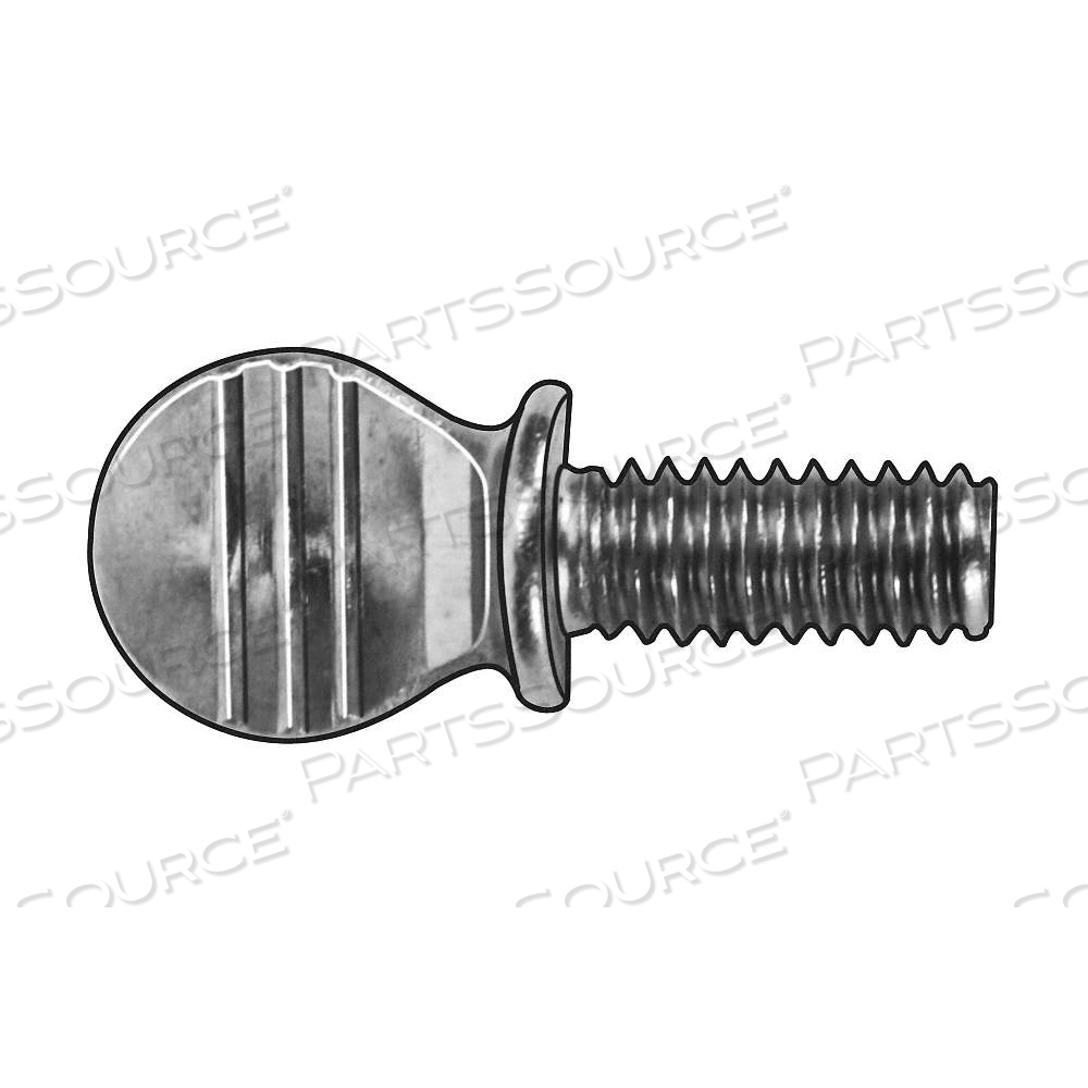 THUMB SCREW, TYPE S, #10-24 THREAD SIZE, SPADE, 18-8 STAINLESS STEEL, PLAIN, 1 IN LG by Approved Vendor THUMB SCREW, TYPE S, #10-24 THREAD SIZE, SPADE, 18-8 STAINLESS STEEL, PLAIN, 1 IN LG by Approved Vendor