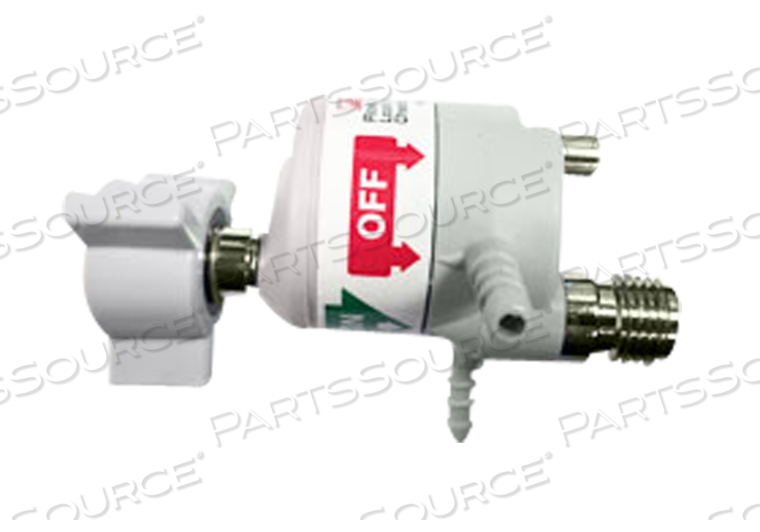 FLOW SELECTOR, DISS HEX NUT X SCHRADER MALE by Amvex (Ohio Medical, LLC)