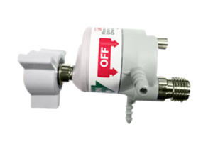 FLOW SELECTOR, DISS HEX NUT X SCHRADER MALE by Amvex (Ohio Medical, LLC)