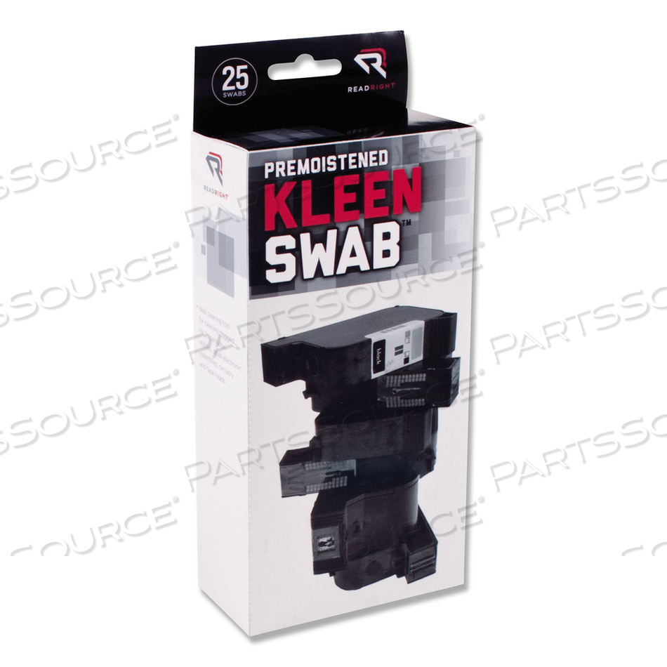 KLEENSWABS PRINTER CLEANER SWABS by Read Right KLEENSWABS PRINTER CLEANER SWABS by Read Right