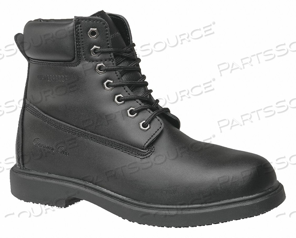 BOOTS 5 EE BLACK PLAIN WOMENS PR by Genuine Grip