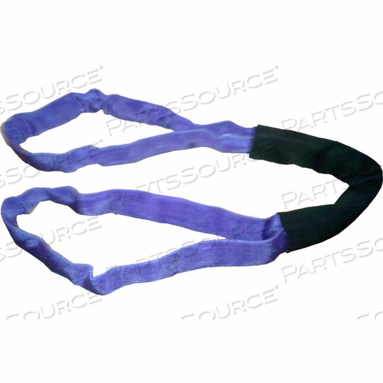 1-1/5" X 4' SAF/GRIP ENDLESS POLYESTER ROUND SLING, PURPLE 