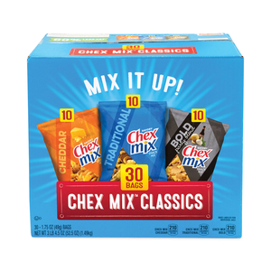 VARIETIES, ASSORTED FLAVORS, 1.75 OZ PACK, 30 PACKS/BOX by Chex Mix