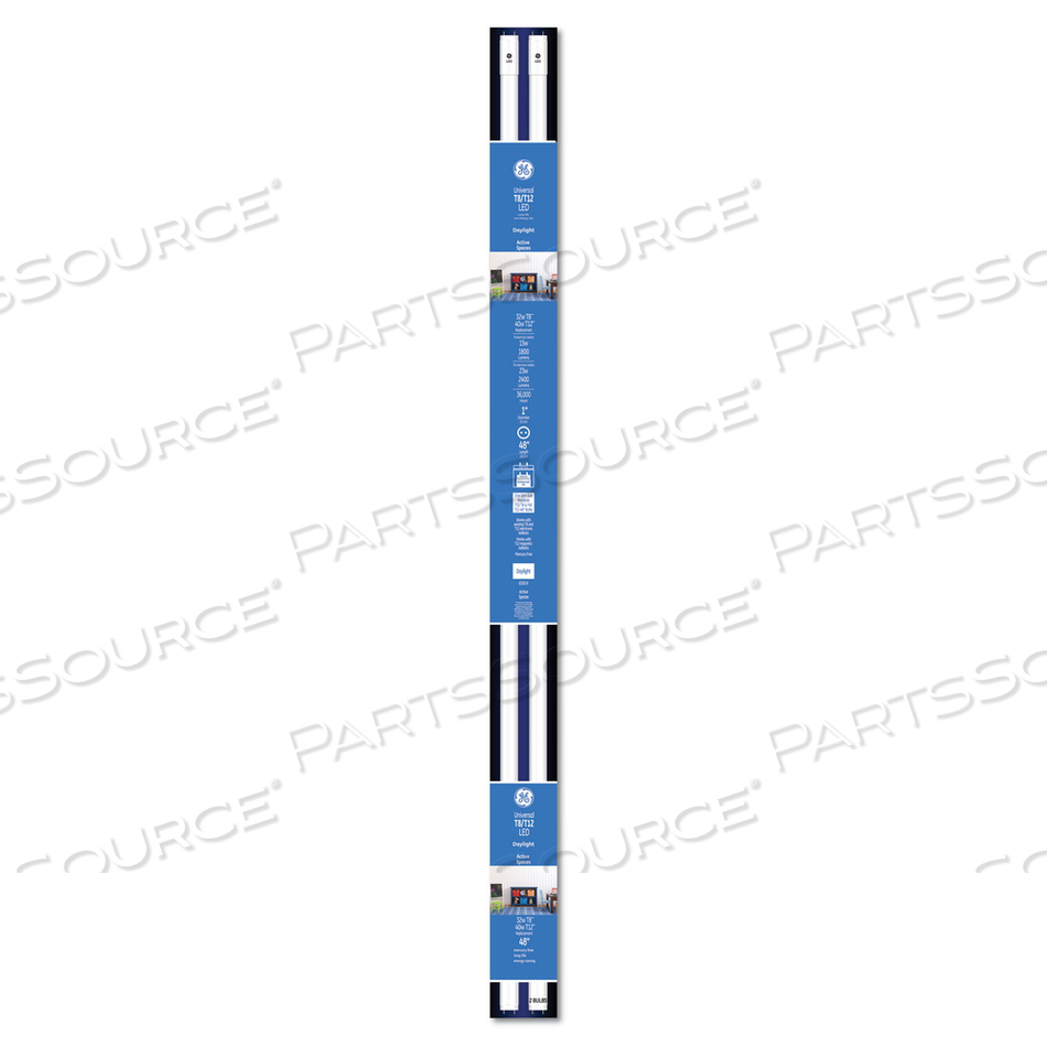 48" T8/T12, 40 W, T8 TUBE, 15 W, DAYLIGHT by GE Lighting