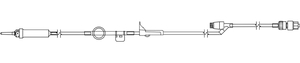 80 INCH, MICROBORE SET WITH DRIP CHAMBER (20 DROPS/ML) ROUND AND EXPRESS KEYS, ROLLER CLAMP, LOWER NEEDLESS Y-SITE, REMOVABLE MALE LUER LOCK/ANTI-SIPHON VALVE, PRIMING VOLUME 10 ML by CME America