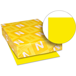 COLOR CARDSTOCK, 65 LB COVER WEIGHT, 8.5 X 11, SOLAR YELLOW by Neenah COLOR CARDSTOCK, 65 LB COVER WEIGHT, 8.5 X 11, SOLAR YELLOW by Neenah