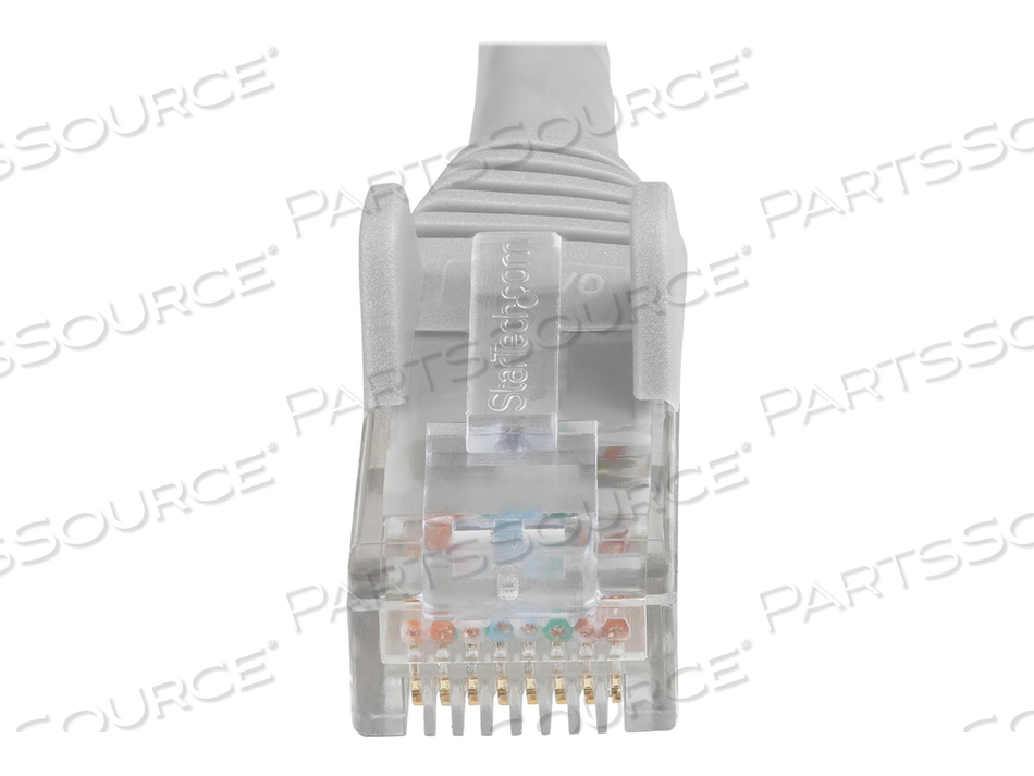 20FT (6M) LSZH CAT6 ETHERNET CABLE, 10 GIGABIT SNAGLESS RJ45 100W POE PATCH CORD, CAT 6 10GBE UTP NETWORK CABLE W/STRAIN RELIEF, GRAY/FLUKE  by StarTech.com Ltd.