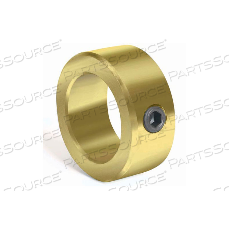 CORROSION RESISTANT SET SCREW COLLAR CR, 5/16", YELLOW ZINC DICHROMATE by Climax Metal Products CORROSION RESISTANT SET SCREW COLLAR CR, 5/16", YELLOW ZINC DICHROMATE by Climax Metal Products