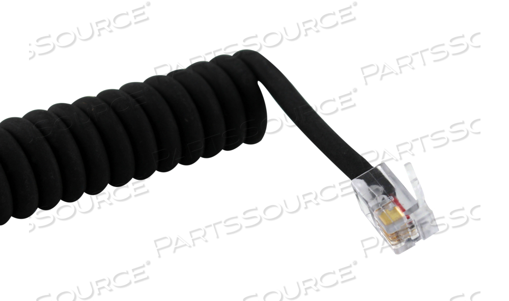 COILED CORD CABLE AND CONNECTOR ASSEMBLY by Imex, LLC
