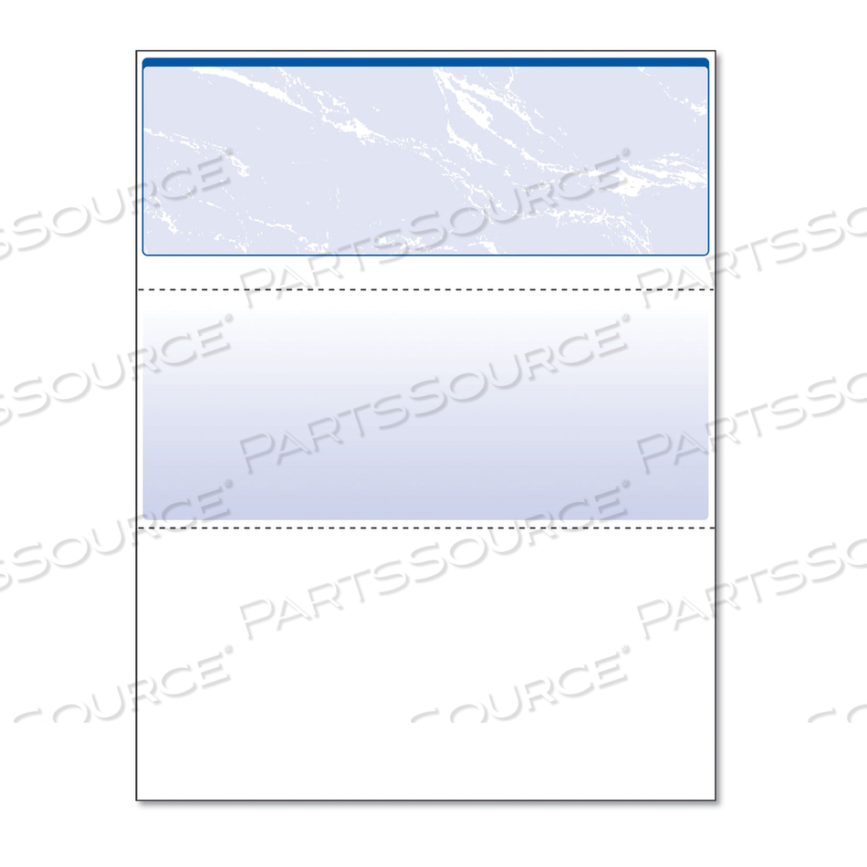 SECURITY BUSINESS CHECKS, 11 FEATURES, 8.5 X 11, BLUE MARBLE TOP by Docugard SECURITY BUSINESS CHECKS, 11 FEATURES, 8.5 X 11, BLUE MARBLE TOP by Docugard