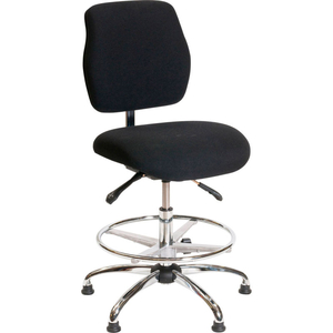 SHOPSOL ESD OFFICE CHAIR - MEDIUM HEIGHT - DELUXE FABRIC - BLACK by LDS Industries LLC SHOPSOL ESD OFFICE CHAIR - MEDIUM HEIGHT - DELUXE FABRIC - BLACK by LDS Industries LLC