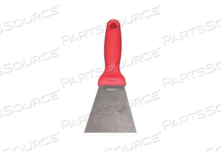 3" STAINLESS STEEL SCRAPER, RED by Remco 3" STAINLESS STEEL SCRAPER, RED by Remco