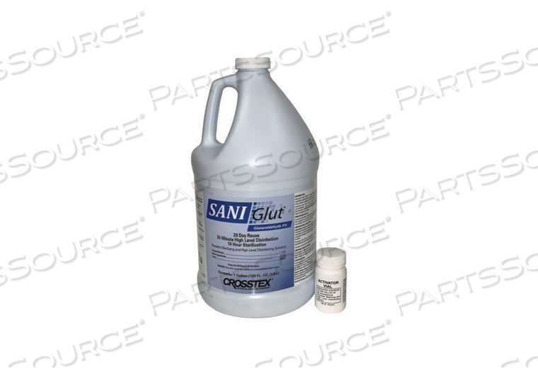 SANI GLUT™ GLUTARALDEHYDE HIGH LEVEL DISINFECTANT (4 PER CASE) by McKesson SANI GLUT™ GLUTARALDEHYDE HIGH LEVEL DISINFECTANT (4 PER CASE) by McKesson