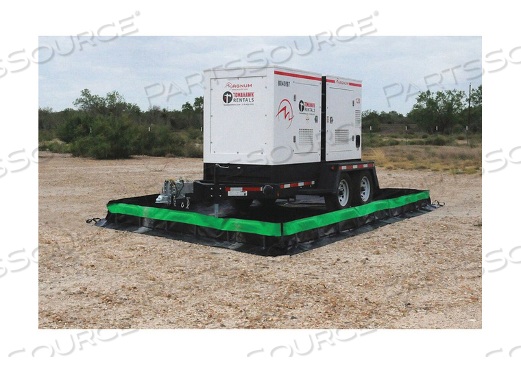 ULTRA-CONTAINMENT BERM, COLLAPSIBLE WALL, 12'X 60', COPOLYMER 2000 by Ultratech