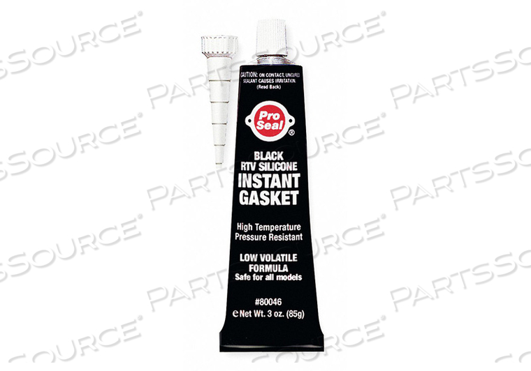 RTV SILICONE SEALANT 3 OZ TUBE BLACK by Pro Seal
