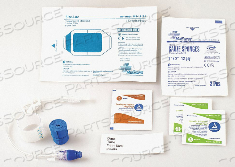 IV START KIT CLEAR/WHITE 7-1/2INL PK100 by Medsource
