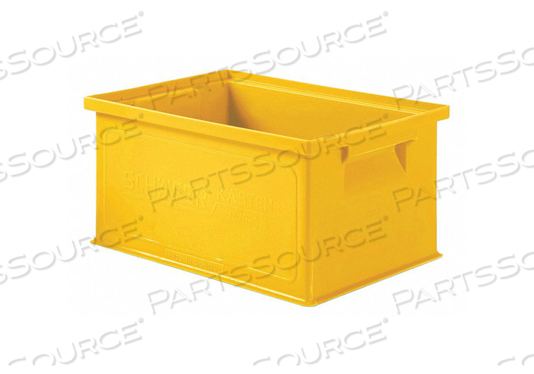 SOLID WALL STACKING CONTAINER 13X9X6 YLW by SSI Schaefer SOLID WALL STACKING CONTAINER 13X9X6 YLW by SSI Schaefer