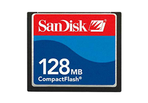 128MB COMPACT FLASH CARD by SanDisk Corporation