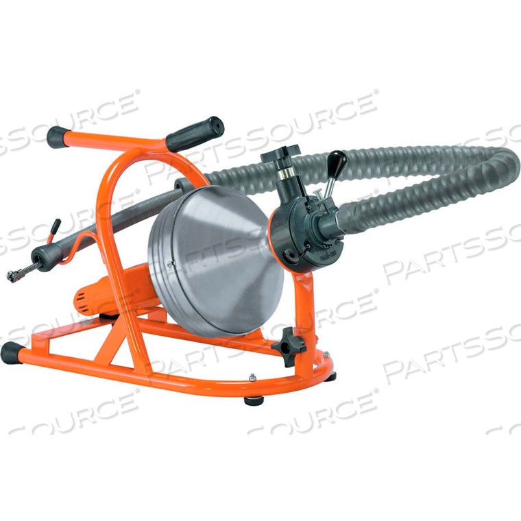 DRAIN-ROOTER PH DRAIN/SEWER CLEANING MACHINE W/ 50' X 5/16" CABLE & CUTTER SET by General Wire Spring Comp DRAIN-ROOTER PH DRAIN/SEWER CLEANING MACHINE W/ 50' X 5/16" CABLE & CUTTER SET by General Wire Spring Comp