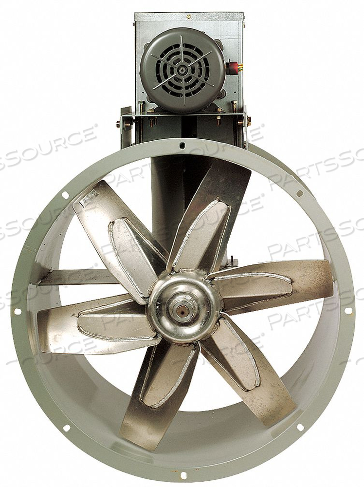 TUBEAXIAL FAN, DRIVE TYPE BELT DRIVE, INCLUDES DRIVE PACKAGE YES, INCLUDES MOTOR YES, BLADE DIAMETER 48 IN, NAMEPLATE VOLTAGE 230/460V AC, P by DAYTON ELECTRIC MANUFACTURING CO TUBEAXIAL FAN, DRIVE TYPE BELT DRIVE, INCLUDES DRIVE PACKAGE YES, INCLUDES MOTOR YES, BLADE DIAMETER 48 IN, NAMEPLATE VOLTAGE 230/460V AC, P by DAYTON ELECTRIC MANUFACTURING CO