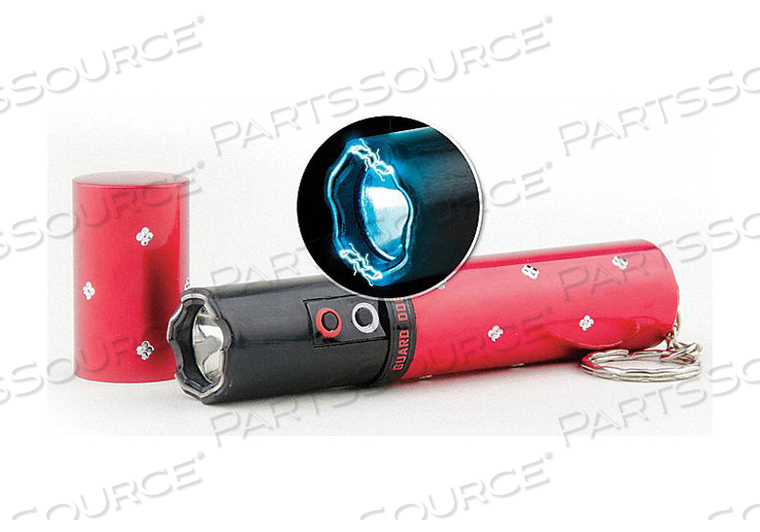 STUN GUN 3.0 MILLION 100 LUMENS RED by Guard Dog Security