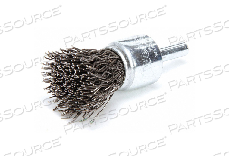 CRIMPED WIRE END BRUSH STEEL 3/4 IN. by Weiler