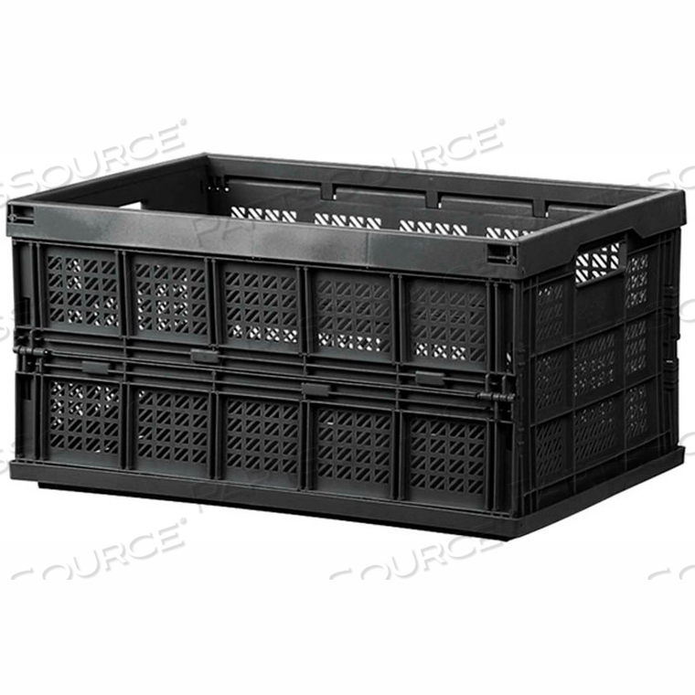 PLASTIC MESH FOLDING CONTAINER 21-1/2"L X 14-3/4"W X 10-7/8"H BLACK by LDS Industries LLC PLASTIC MESH FOLDING CONTAINER 21-1/2"L X 14-3/4"W X 10-7/8"H BLACK by LDS Industries LLC