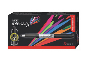 PERMANENT MARKER BLACK BULLET PK12 by BIC