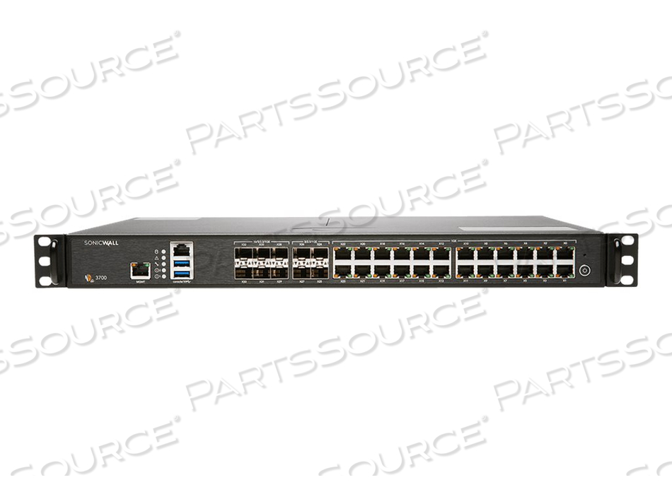 NSA 3700, ADVANCED EDITION, SECURITY APPLIANCE, 10 GIGE, 5 GIGE, 1U, SONICWALL SECURE UPGRADE PLUS PROGRAM (3 YEARS OPTION), RACK-MOUNTABLE by Sonicwall NSA 3700, ADVANCED EDITION, SECURITY APPLIANCE, 10 GIGE, 5 GIGE, 1U, SONICWALL SECURE UPGRADE PLUS PROGRAM (3 YEARS OPTION), RACK-MOUNTABLE by Sonicwall