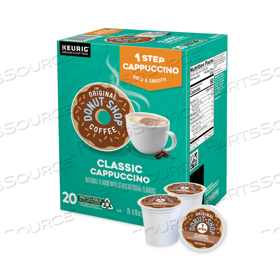 CLASSIC CAPPUCCINO K-CUPS by The Original Donut Shop CLASSIC CAPPUCCINO K-CUPS by The Original Donut Shop