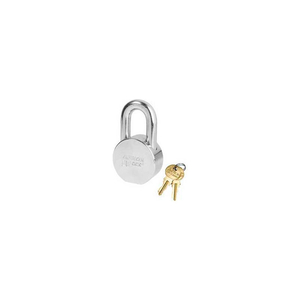 AMERICAN LOCK NO. SOLID STEEL BLADE CYLINDER PADLOCK WITH CHROME SHACKLE by Master Lock