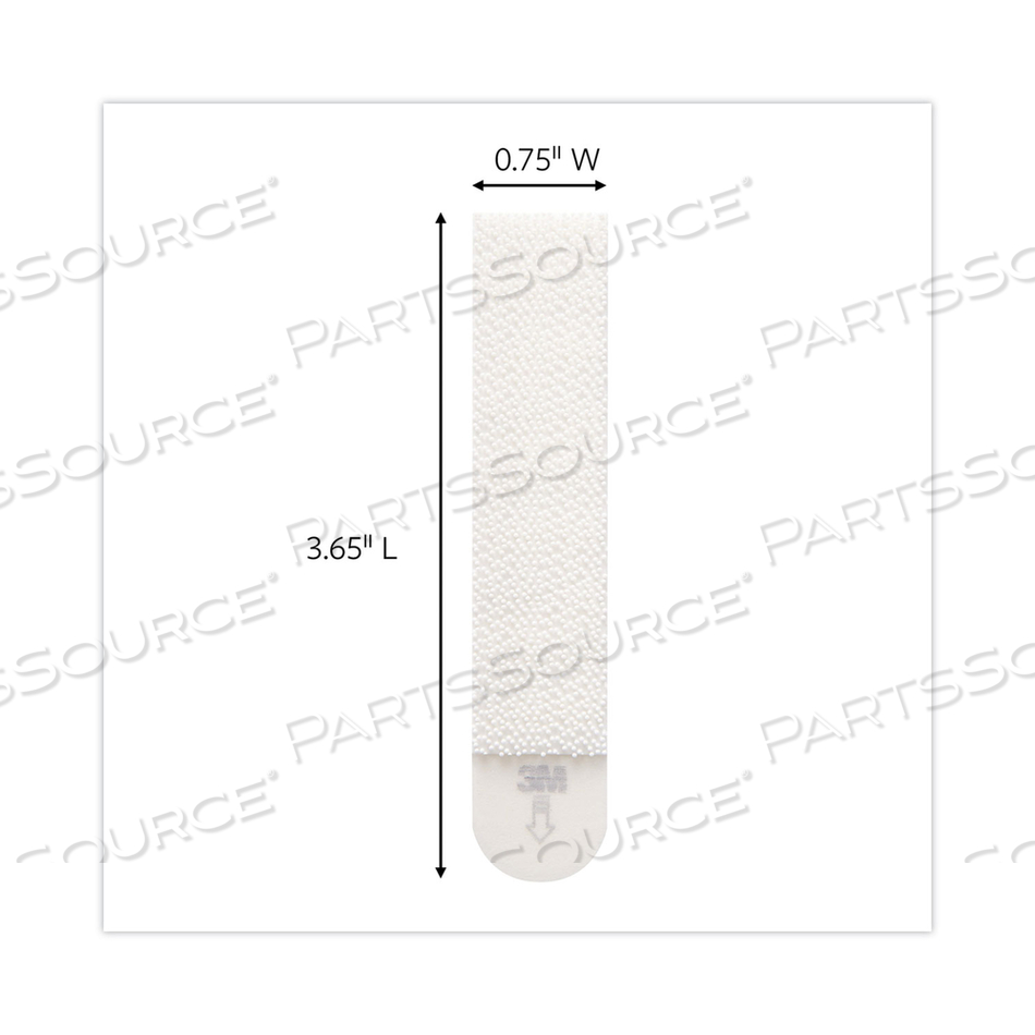 PICTURE HANGING STRIPS, REMOVABLE, HOLDS UP TO 4 LBS PER PAIR, 0.5 X 3.63, WHITE by 3M Consumer