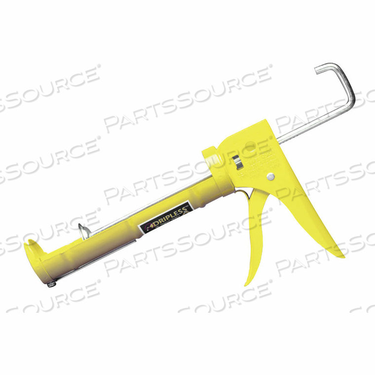 DRIPLESS CR200 CONTRACTOR PROFESSIONAL RATCHET DRIVE CAULK GUN WITH 10-OUNCE CARTRIDGE by Dripless