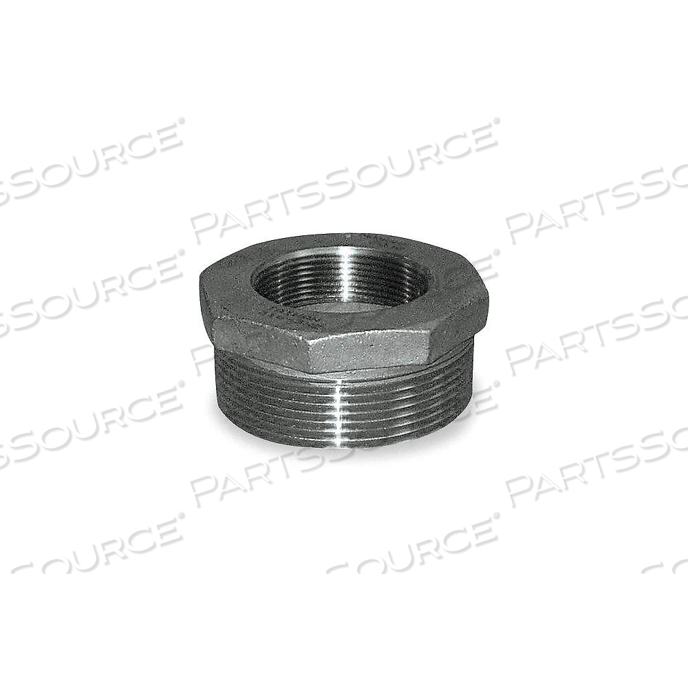 HEX BUSHING, 304 STAINLESS STEEL, 2 IN X 3/8 IN FITTING PIPE SIZE, MALE NPT X FEMALE NPT, CLASS 150 by Approved Vendor HEX BUSHING, 304 STAINLESS STEEL, 2 IN X 3/8 IN FITTING PIPE SIZE, MALE NPT X FEMALE NPT, CLASS 150 by Approved Vendor