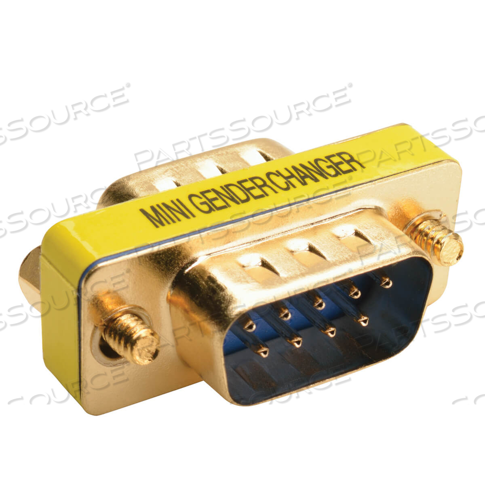 DB9 MALE - DB9 MALE COMPACT/SLIMLINE GENDER CHANGER by Tripp Lite