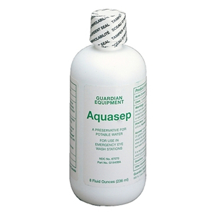 CASE OF FOUR 8 OZ. BOTTLES BACTERIOSTATIC ADDITIVE FOR PORTABLE EYEWASH STATION by Guardian Equipment